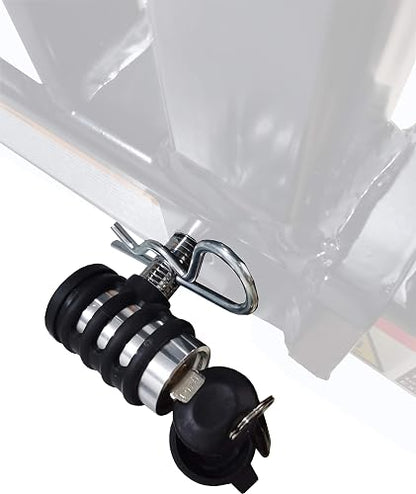 MaxxHaul Pin de Bloqueo Roscado 50376 para Soportes de Bicicleta 70210, 50250 y 50606, Negro