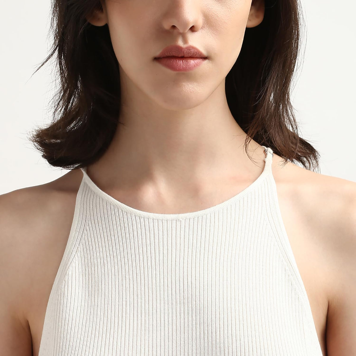 Calvin Klein Racer Back Sweater Dress Vestido Mujer