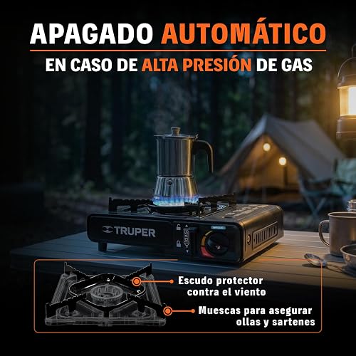 Truper ESPO-1, Estufa portátil de gas