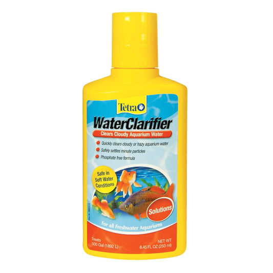 Tetra Clarificador de Agua para Acuario, 250 ml, Elimina Rápidamente la Turbidez del Agua del Acuario, Formula Libre de Fosfatos, 0.52 Libras