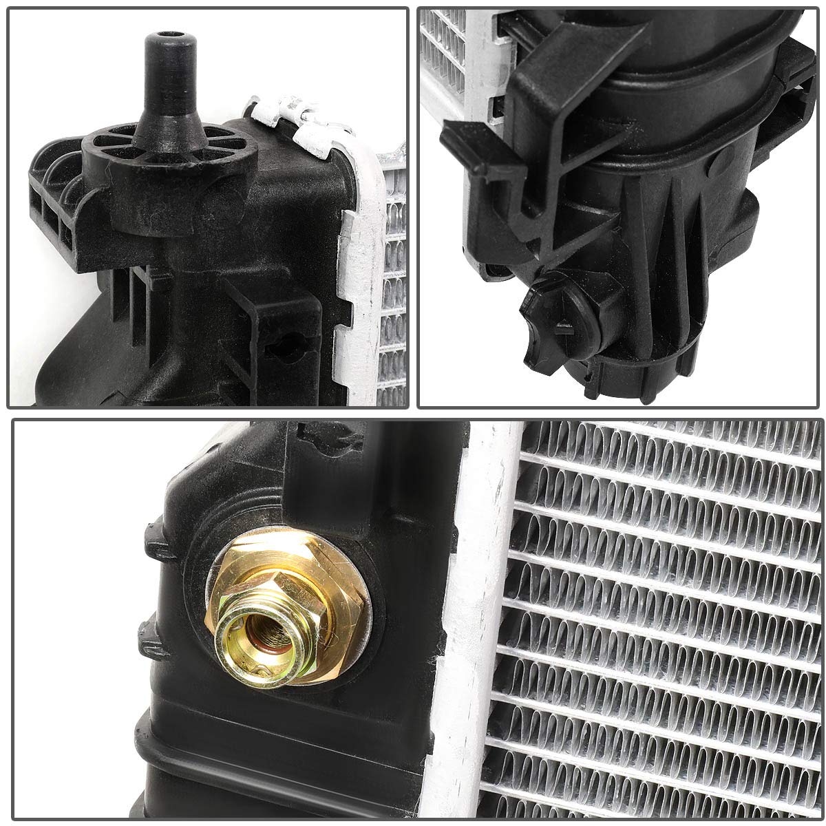 DNA Motoring Radiador de Refrigeración Aluminio OEM Saturn Vue Chevy Captiva
