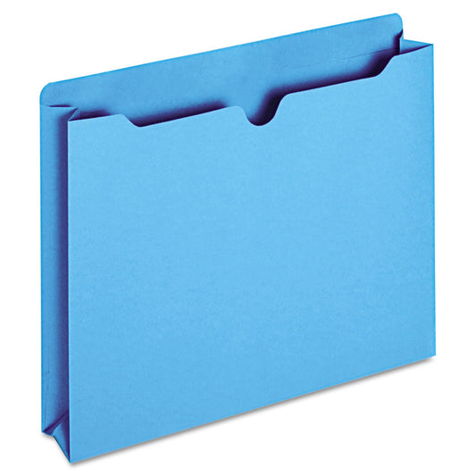 Pendaflex Globe-Weis/Pendaflex - Chaquetas de archivo de expansión de 2 pulgadas, tamaño carta, azul, 50 chaquetas por paquete ()