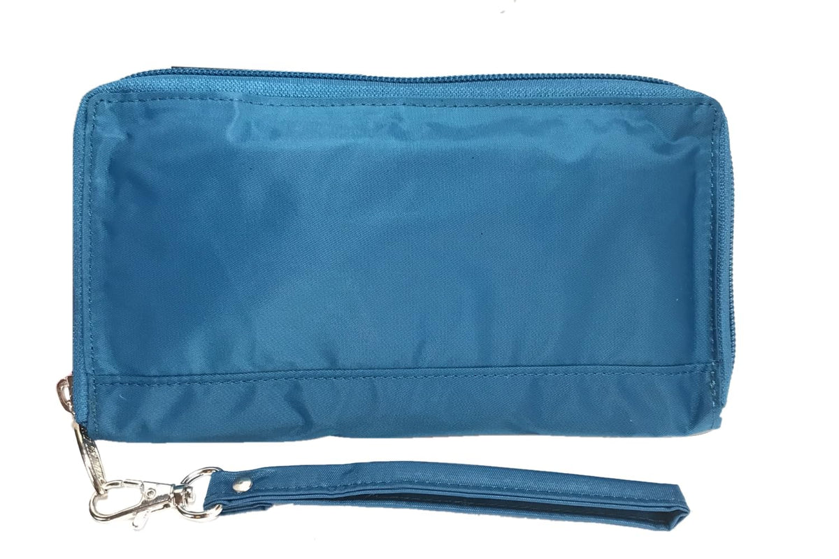 Big Skinny Women's Panther Clutch Slim Wallet, Holds Up to 40 Cards