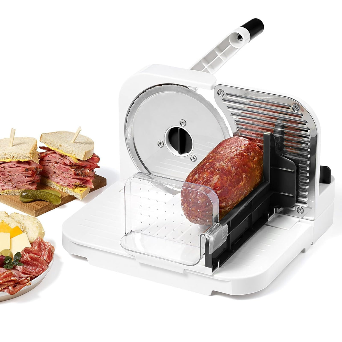 Starfrit 092968-002-0000 Deli Slicer, 11 x 11.8 x 7.9 pulgadas, verde