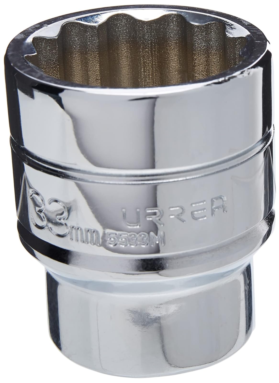 Urrea 5542M Dado cuadro de 3/4", 12 puntas, métrico, 42 mm - 33 mm - 12 puntas