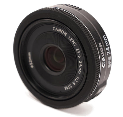 Canon 9522B002 Lente EF-S 24mm f/2.8 STM, 24 Meses, Negro