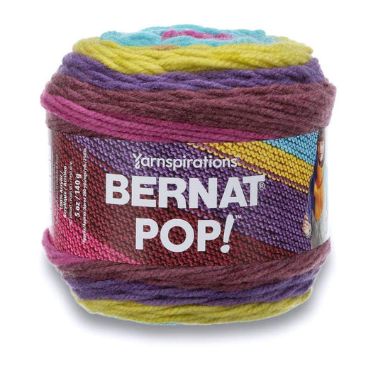 Bernat Pop - Lana, varios colores, Paisley Pop, 147.86ml (5 oz), 1, 1