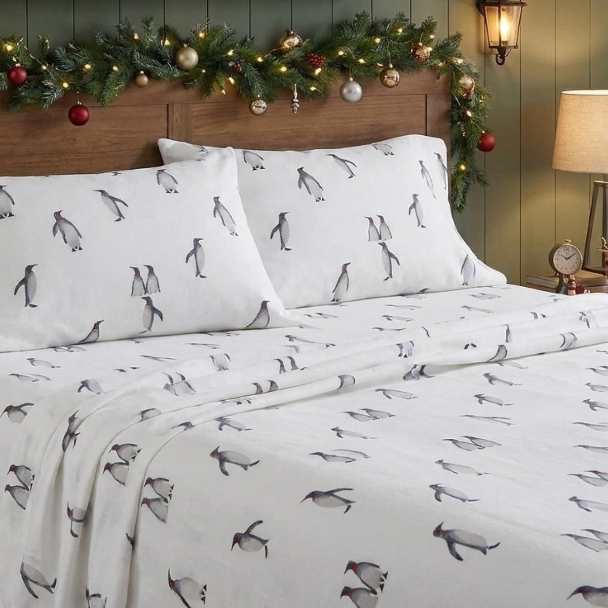 Eddie Bauer Rockeries Rookeries Sheet Set, Full, Gray