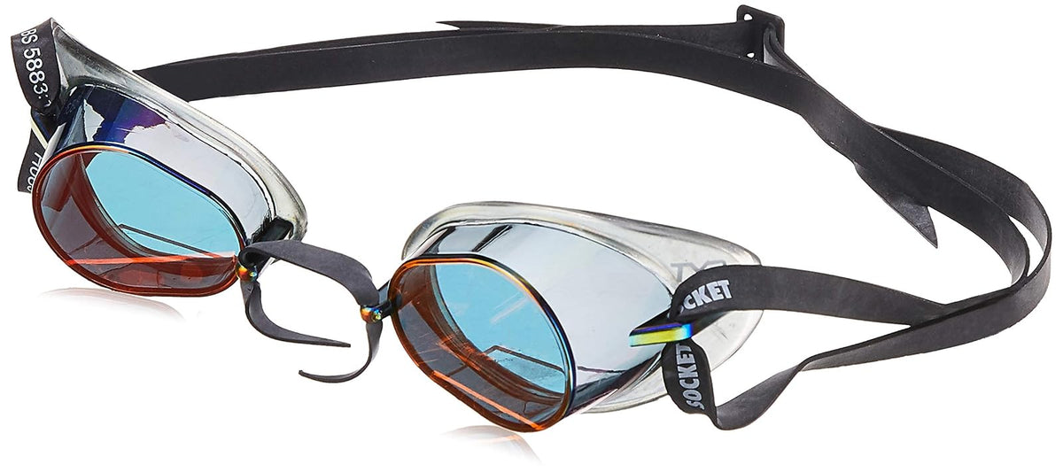 TYR Socket Rockets 2.0 Lentes Metalizado, Arcoiris (Rainbow), Una Talla + Socket Rockets 2.0 Lentes metalizado, Metal Fire