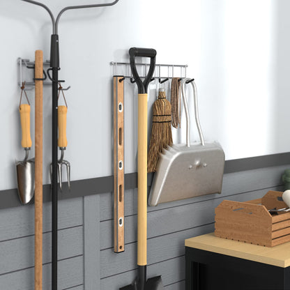 ClosetMaid Perchero para Colgar en la Pared, 14,7 x 46,7 x 9,7 cm, Color Plateado