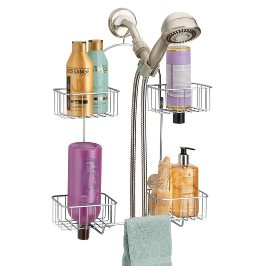 iDesign Classico - Organizador de ducha, chapado en cromo