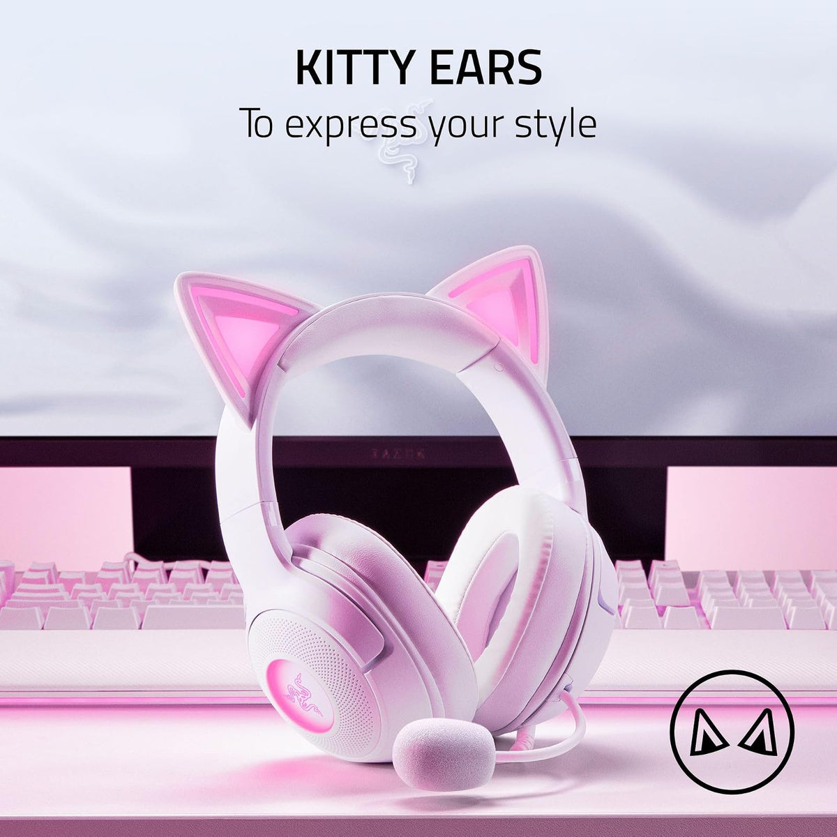 Razer Kraken Kitty V2 - White
