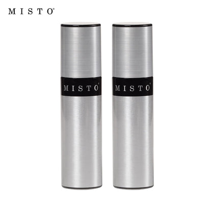 Misto Pulverizador de aceite, juego de dos, plata