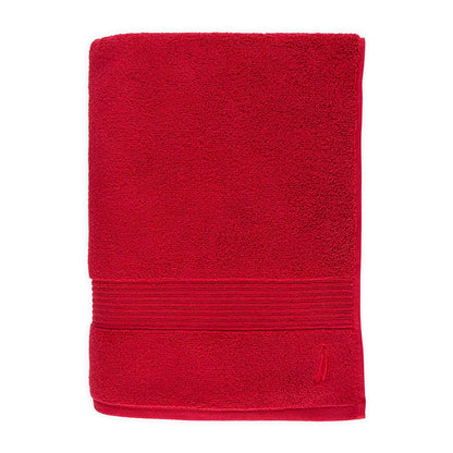 Nautica, Toalla Baño 100% Algodón, Color Rojo, Montford.