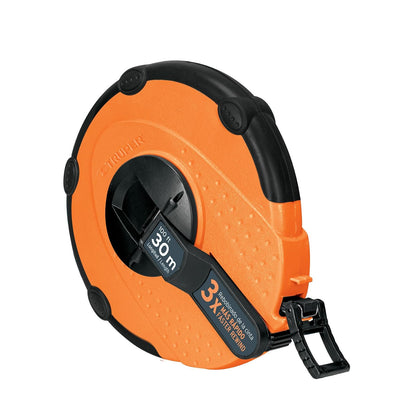 Truper Flexómetro Cinta Larga Metálica, Carcasa Plástica, 20 a 50 m - 30 m