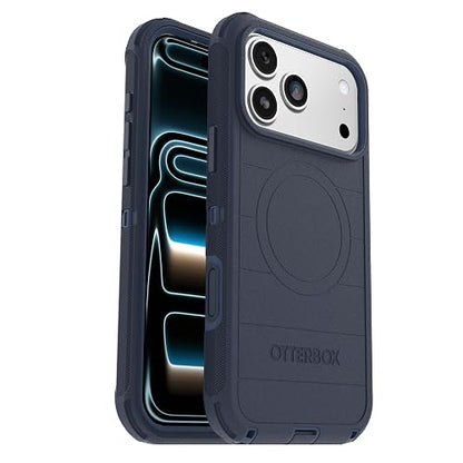 OtterBox Funda para iPhone 17 Pro MAX Defender Pro Series - Sentimento Azul - Funda iPhone Resistente, Robusta y Duradera, se Ajusta con MagSafe