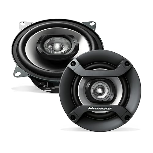 Pioneer TS-F1035R - Altavoces coaxiales de Audio para automóvil de 2 vías, Altavoces Redondos de Rango Completo de 4 Pulgadas, Potencia máxima de 150 W (par)