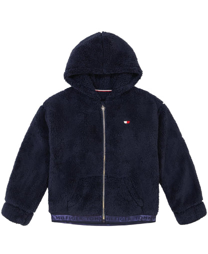 Sudadera con Capucha Tommy Hilfiger para Mujer - 8-10 - Azul Marino
