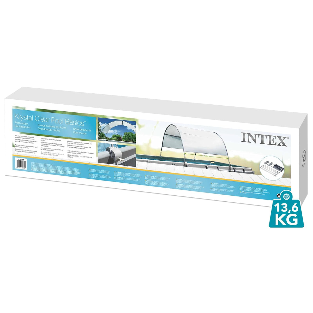 Intex 28054 Toldo para Piscina Rectangular de 9 pies y más pequeña