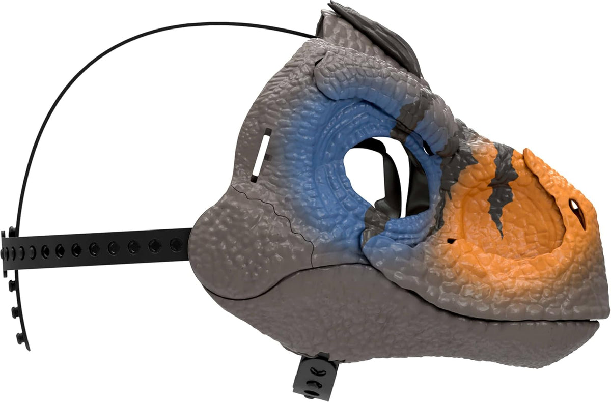 Mattel Jurassic World Snarlin' Sounds Velociraptor Máscara
