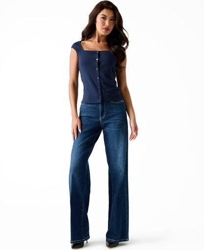 GUESS Top Gisella de Manga Corta