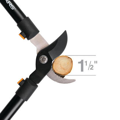 Fiskars 28 Inch Bypass Lopper Black/Orange (391461-1003)