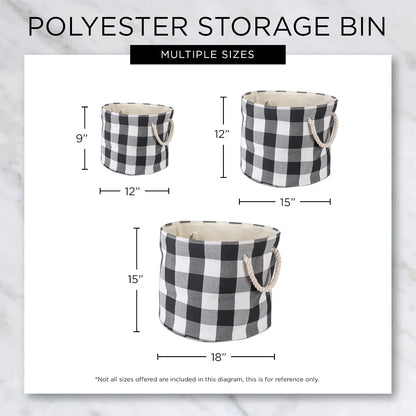 DII Bone Dry Small Round Pet Toy and Accessory Storage Bin, 12"(Dia) x 9"(H), Collapsible Organizer Storage Basket for Home Décor, Pet Toy, Blankets, Leashes and Food-Gray Lattiec Paw Print