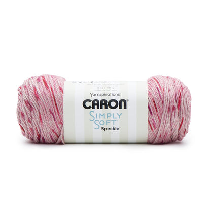 Caron Simply Soft Lipstick Speckle Yarn - Paquete de 3 unidades de 141 g/5 oz - Acrílico - 4 Medianos (Worsted) - 235 yardas - Tejer/Crochet