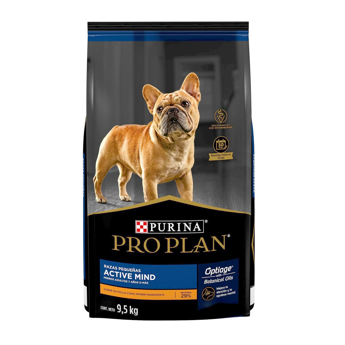 Purina Pro Plan Active Mind Adulto Razas Minis y Pequeñas Sabor Pollo 9.5 Kg