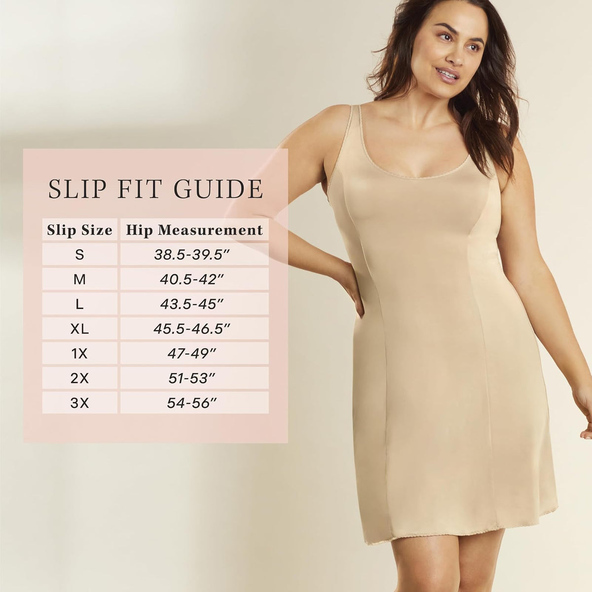 Jones New York Silky Touch 38 sin Mangas Antiadherente sin Mangas Enagua Completa para Mujer