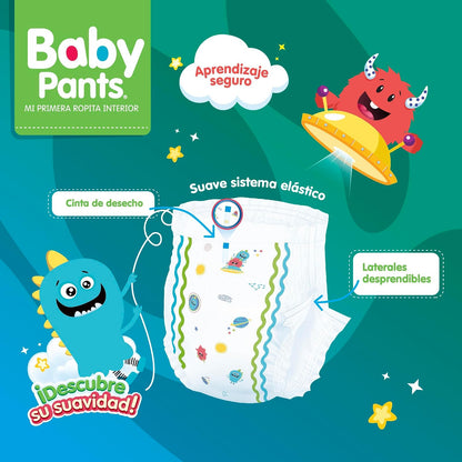 Baby Pants Calzón Entrenador Niño, Talla M; 96 pañales
