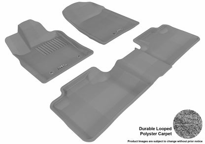 3D MAXpider Alfombrilla de Ajuste Personalizado para determinados Modelos de Jeep Grand Cherokee - Alfombra clásica, Gris