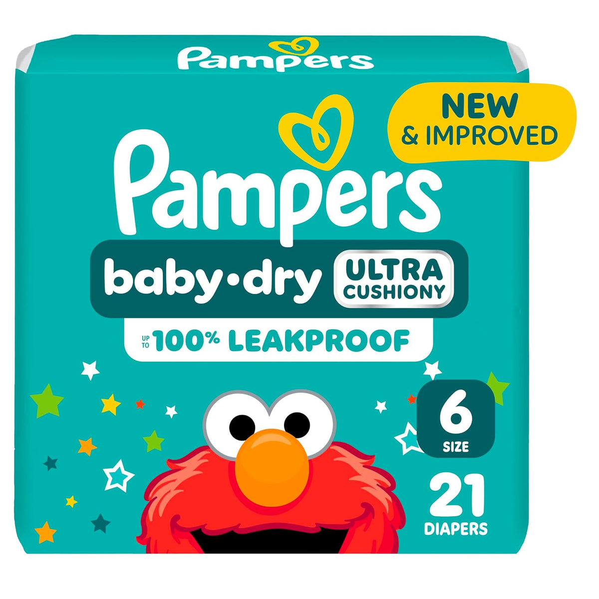 Pampers Swaddlers Pañal Desechable para Bebé, Ultra Absorbente - Talla 6 (21 Unidad)