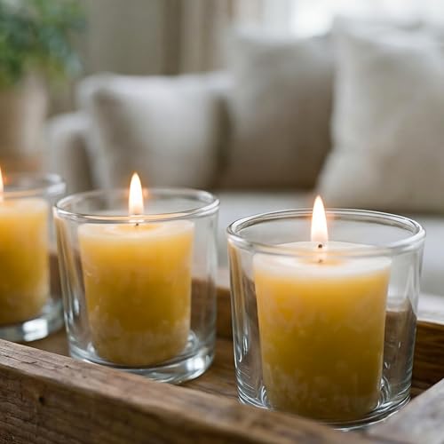 Aroma Naturals Velas votivas, 6 unidades, Votivo, Amarillo, 6 unidades