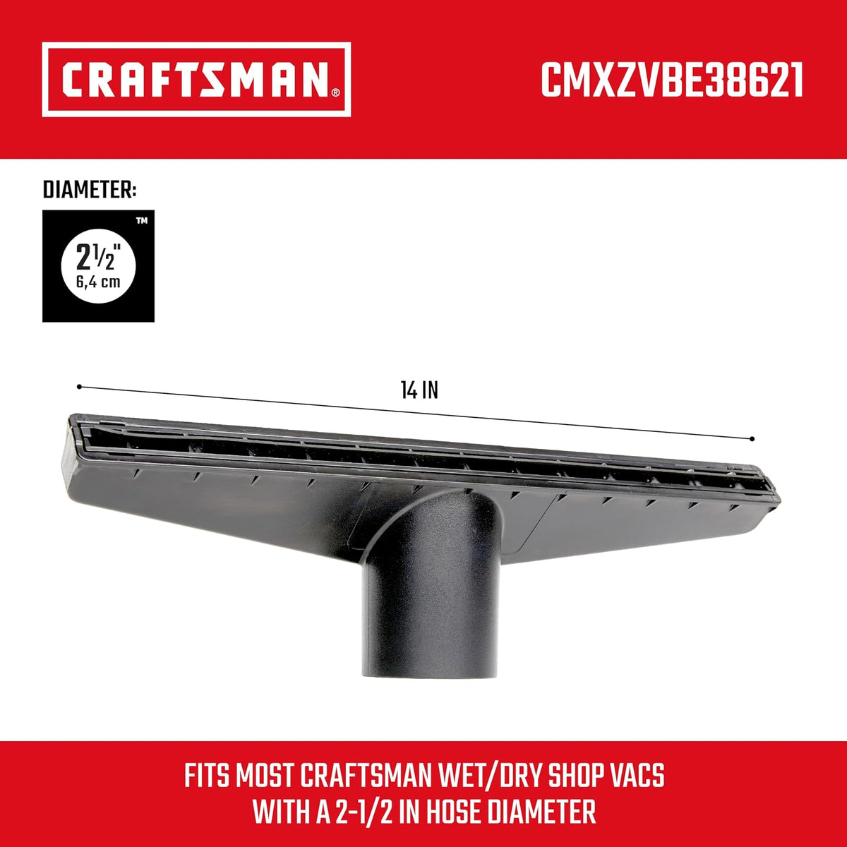 CRAFTSMAN CMXZVBE38621 - Boquilla húmeda para aspiradoras de tienda