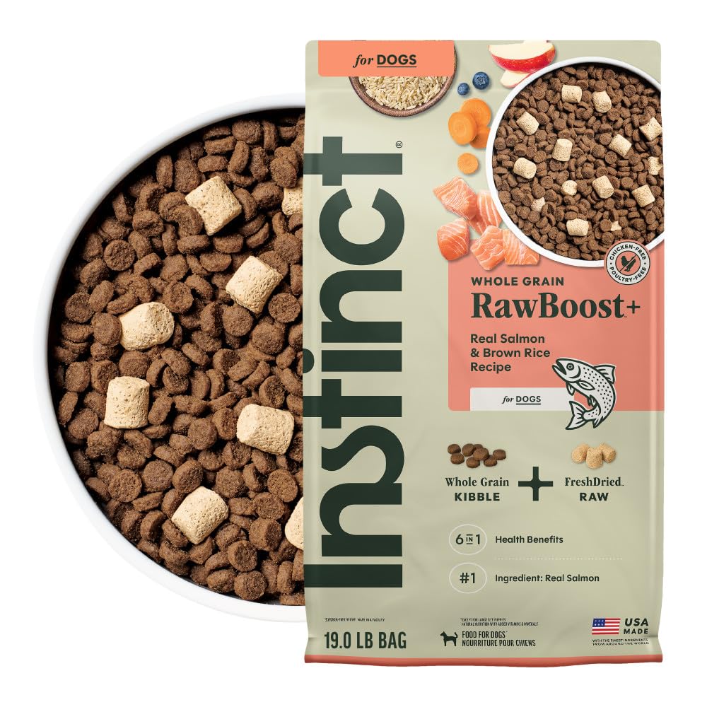Instinct Raw Boost Croquetas para Perro con Carne Cruda Liofilizada - Salmón - 8.62 KG