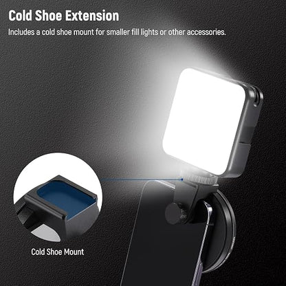 NEEWER CPL Filtro para Móvil, 67mm Lente de Cámara Filtro Polarizador con Clip de Móvil Zapata Fría Compatible con iPhone 16 15 14 Pro MAX 13 Pro MAX 13 Mini 12 11 X XS MAX Samsung Galaxy, FL-27