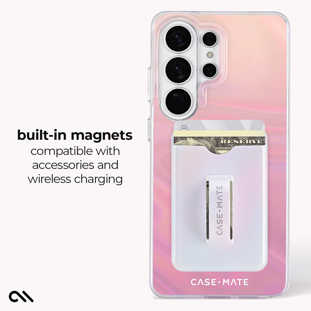 Case-Mate - Funda de jabón para Samsung Galaxy S26 Ultra [Carga magnética e inalámbrica] - Funda de teléfono para Mujer con protección contra caídas de 12 pies, Cubierta magnética para Samsung Galaxy