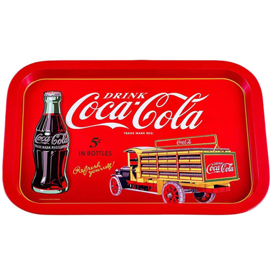 The Tin Box Company Coca Cola - Bandeja Rectangular (778417-12), Color Rojo