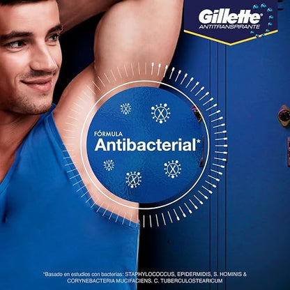 Gillette Gel Invisible Antitranspirante Specialized Active Fresh Sport Peak 82 g, 2 Unidades