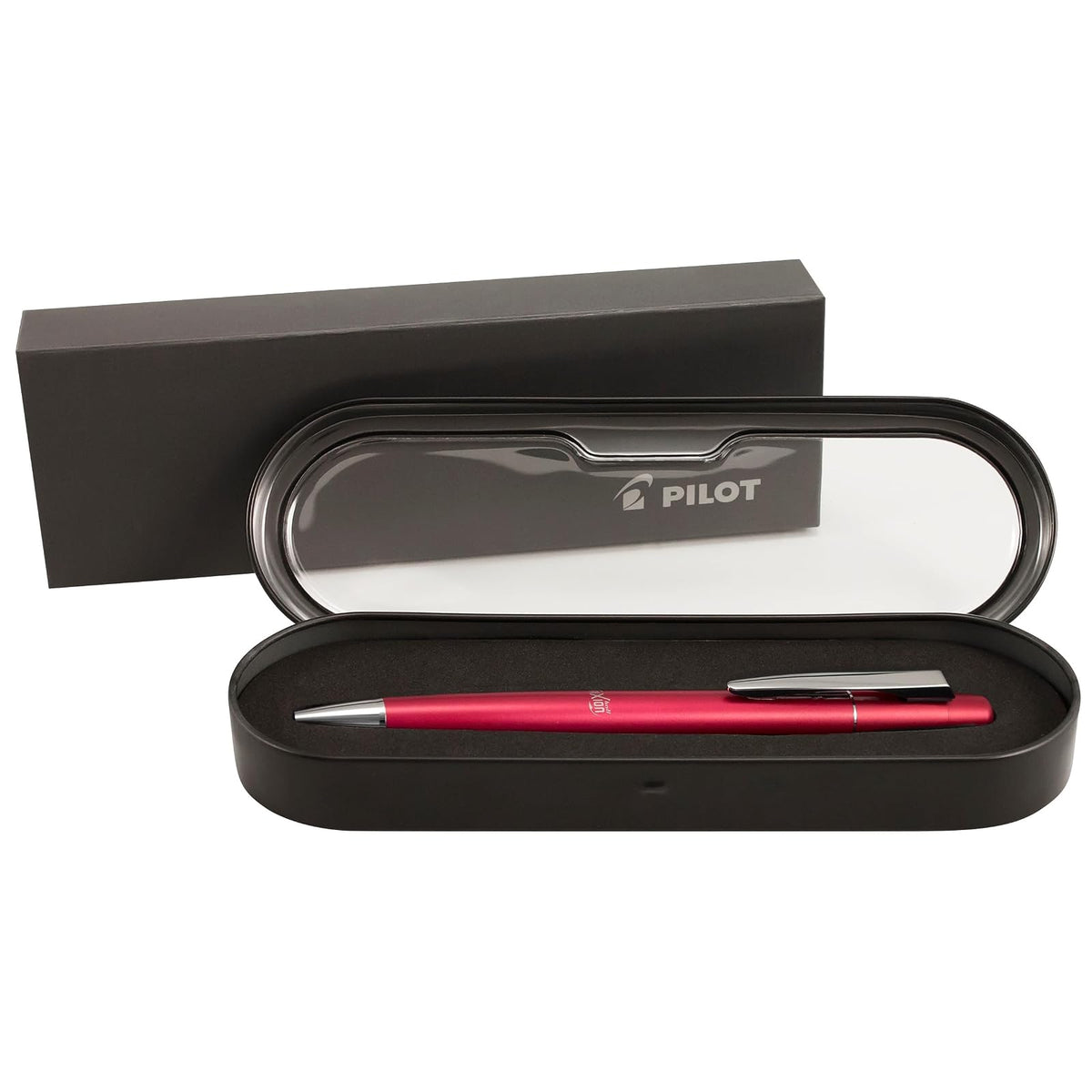 Pilot FriXion LX Pluma Roller Tinta Azul Borrable 0.7 mm Cuerpo Metálico - Rojo (Red Barrel)