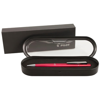 Pilot FriXion LX Pluma Roller Tinta Azul Borrable 0.7 mm Cuerpo Metálico - Rojo (Red Barrel)