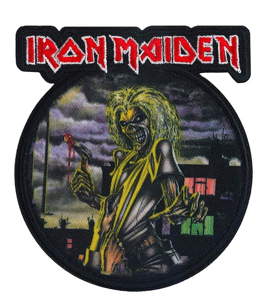 C&D Visionary Parche Iron Maiden Eddie, negro, rojo