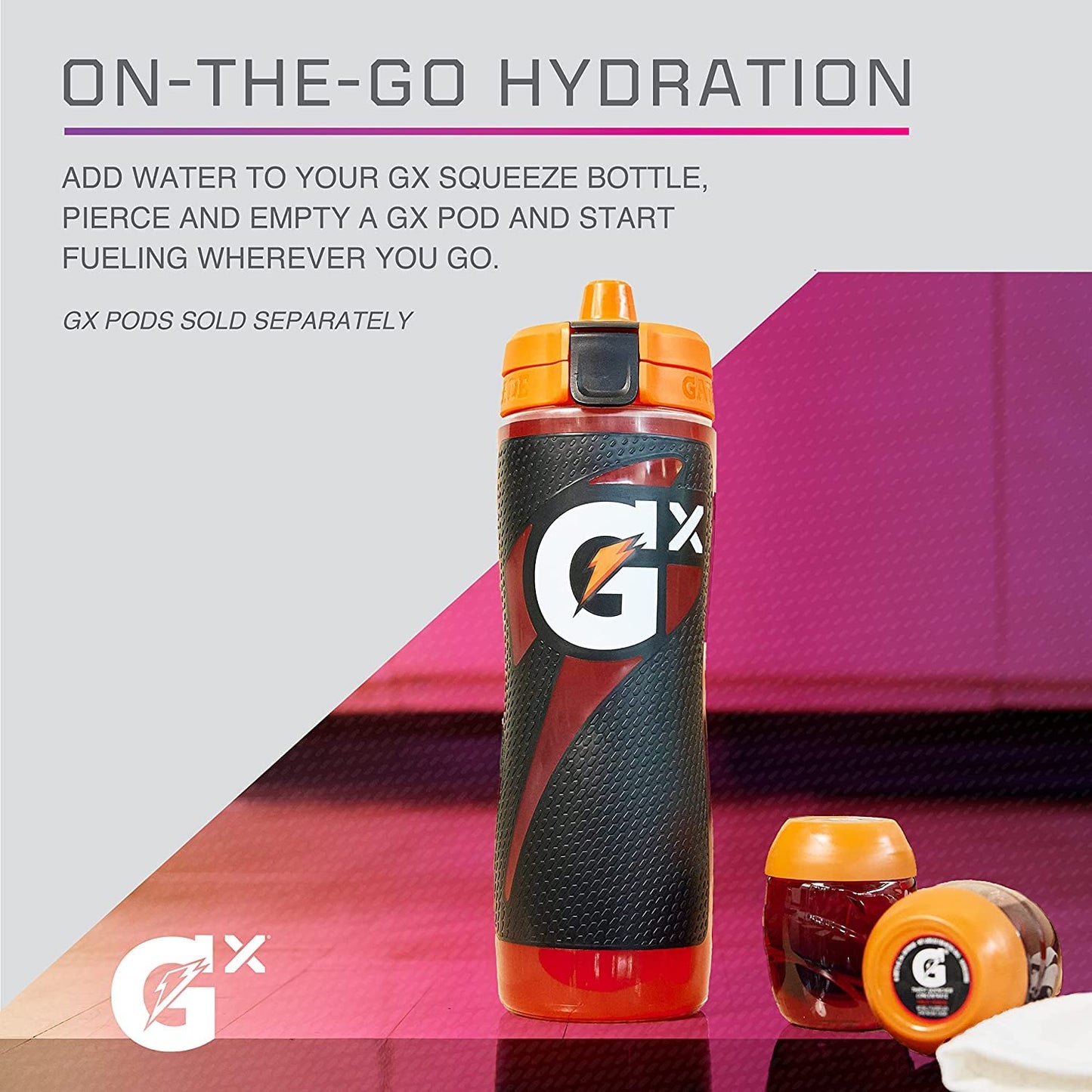 Gatorade Gx, azul mármol, 30 onzas