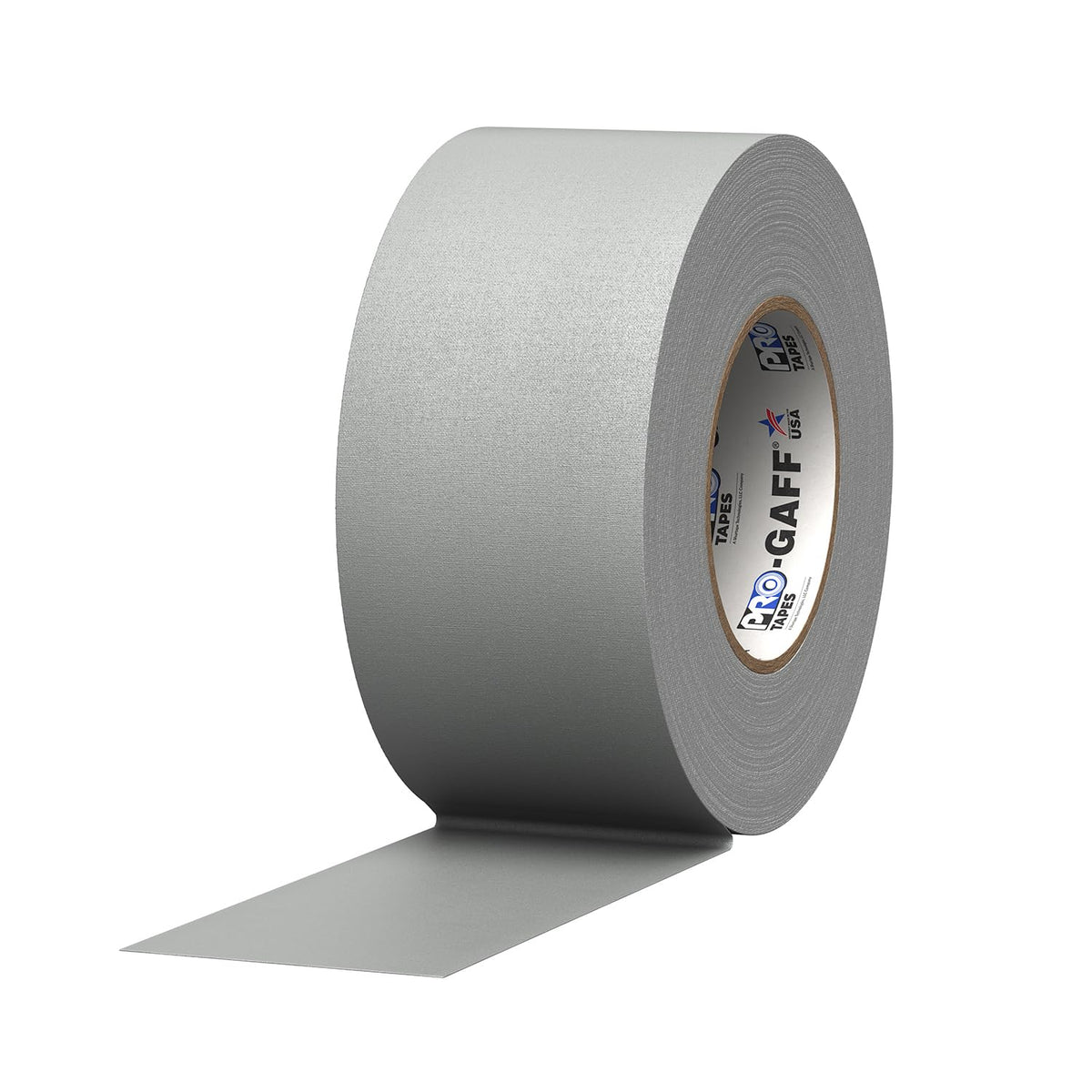 Pro Tapes Cinta Gaffer Mate con Adhesivo de Goma - 3" (Pack of 1) - Gris