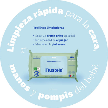 Mustela Pack 4 Toallitas Compostables