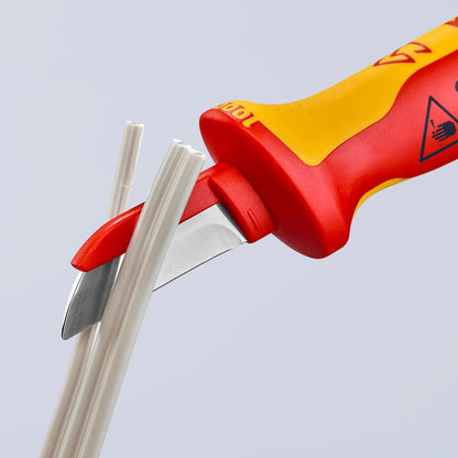 KNIPEX - Cuchillo de cable aislado de 1000 V