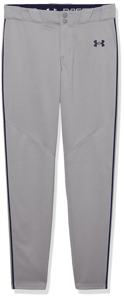 Under Armour Pantalón de Béisbol Utilitario para Niño - (082) Gris Béisbol, Azul Marino Medianoche, Azul Marino - G