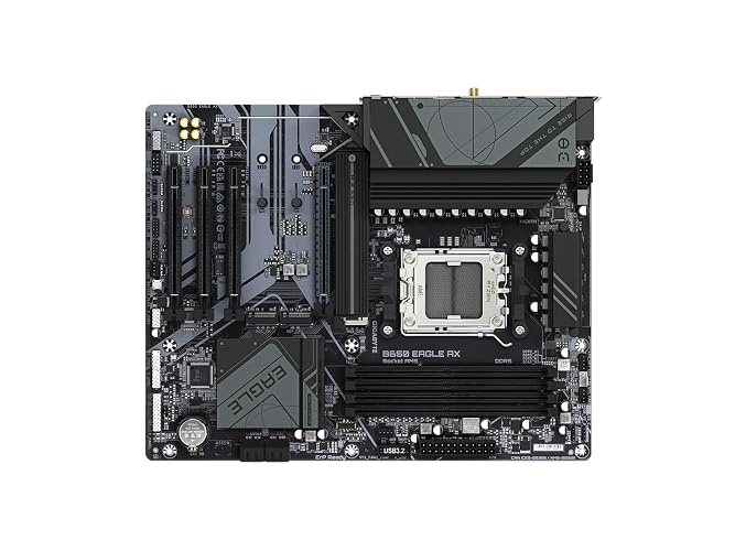 GIGABYTE B650 Eagle AX AM5 LGA 1718 AMD B650 ATX, DDR5 Triple M.2, PCIe 5.0, USB 3.2 Gen2x2 Tipo-C, AMD Wi-Fi 6E, Realtek GbE LAN