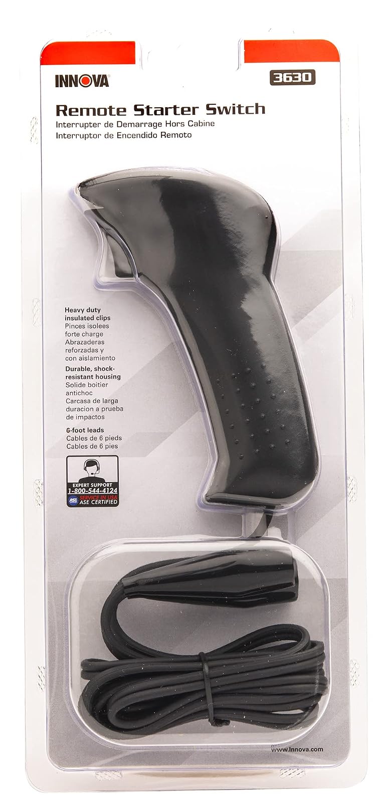 INNOVA Interruptor de Arranque Remoto 3630, Negro